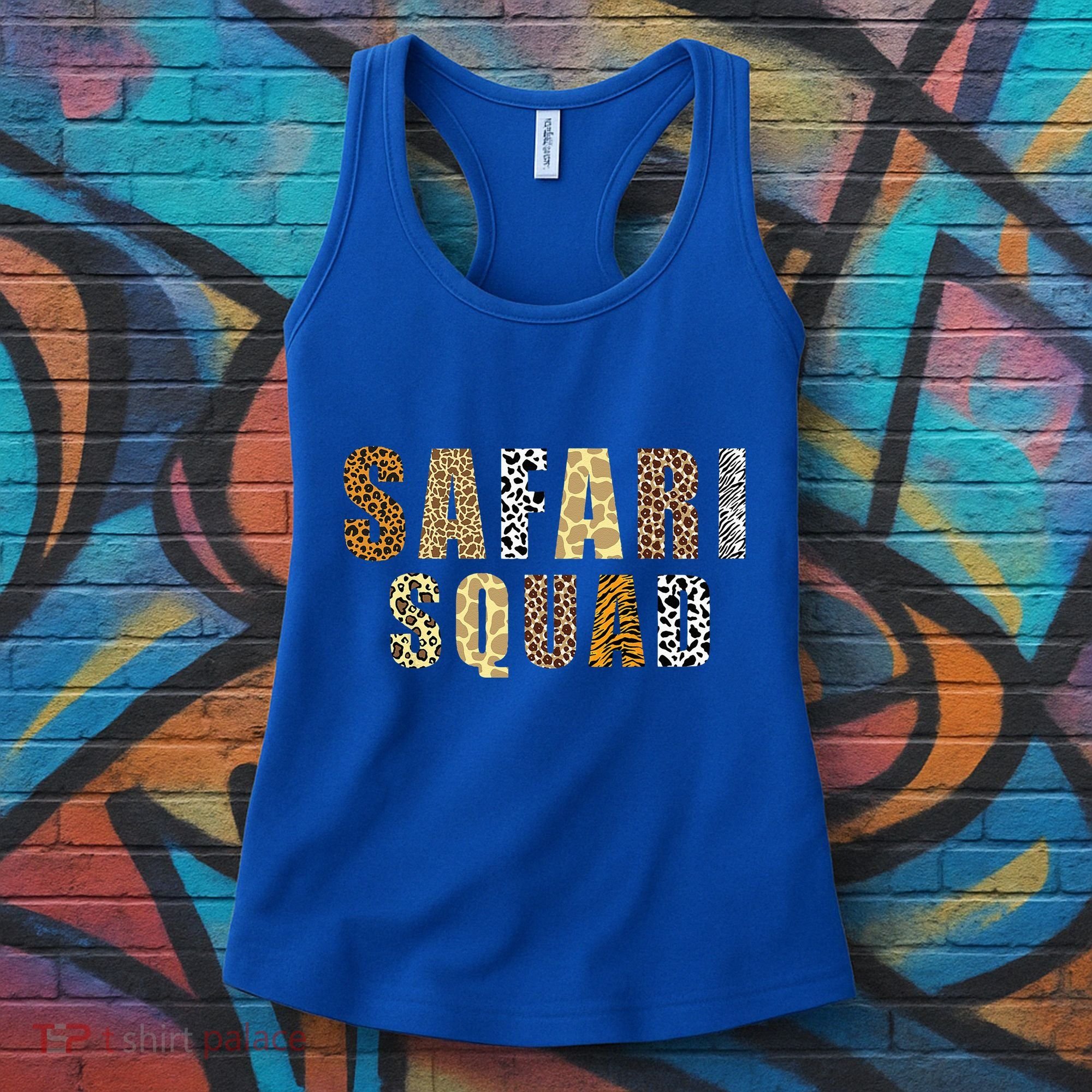 Cool Safari For Women Zoologist African Animal Print Zoo Women's Tank Top