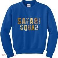 Cool Safari For Women Zoologist African Animal Print Zoo Kids Sweatshirt thumb 0