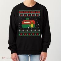 Christmas Sweater Funny Camping Camper Gift Women's Sweatshirt thumb 0