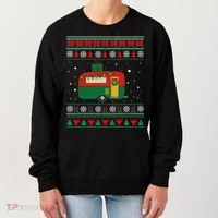Christmas Sweater Funny Camping Camper Gift Women's Sweatshirt thumb 0