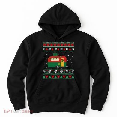 Christmas Sweater Funny Camping Camper Gift Hoodie