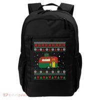Christmas Sweater Funny Camping Camper Gift Backpack thumb 0