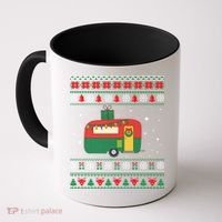 Christmas Sweater Funny Camping Camper Gift Coffee Mug thumb 0