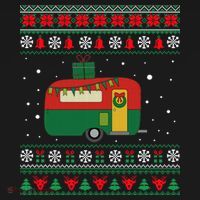 Christmas Sweater Funny Camping Camper Gift Pajama Set thumb 2