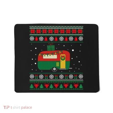 Christmas Sweater Funny Camping Camper Gift Mousepad