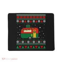 Christmas Sweater Funny Camping Camper Gift Mousepad thumb 0
