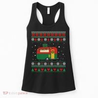 Christmas Sweater Funny Camping Camper Gift Women's Tank Top thumb 0