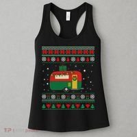 Christmas Sweater Funny Camping Camper Gift Women's Tank Top thumb 3