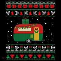 Christmas Sweater Funny Camping Camper Gift Women's Tank Top thumb 5