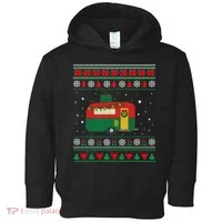 Christmas Sweater Funny Camping Camper Gift Toddler Hoodie thumb 0