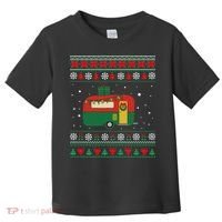 Christmas Sweater Funny Camping Camper Gift Toddler T-Shirt thumb 0