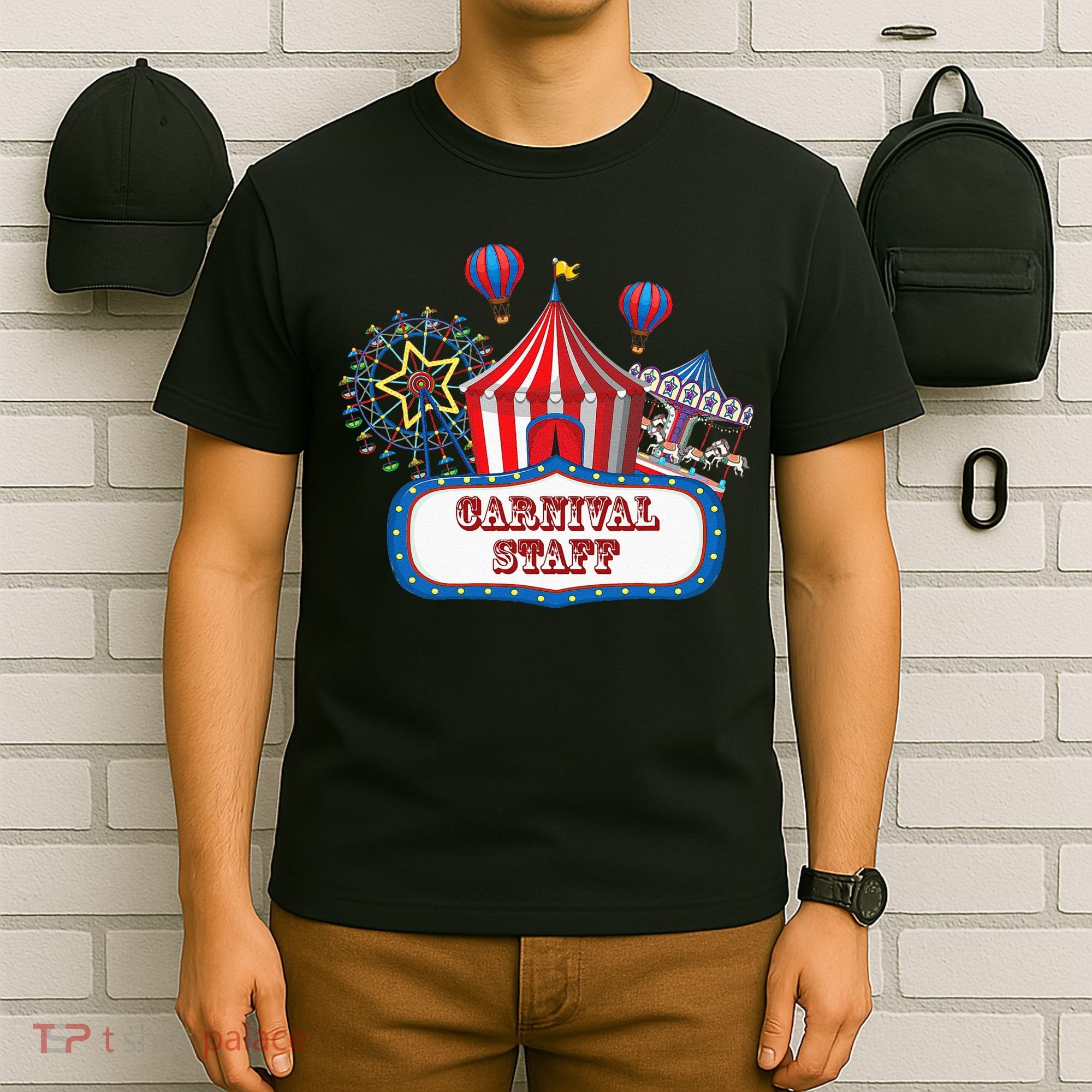 Carnival Staff For Circus Event Staff & Ringmaster Lover T-Shirt