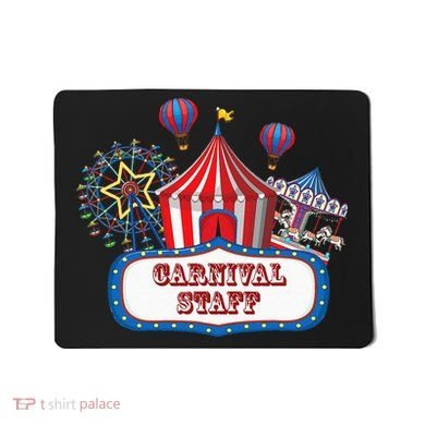 Carnival Staff For Circus Event Staff & Ringmaster Lover Mousepad