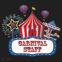 Carnival Staff For Circus Event Staff & Ringmaster Lover Sport-Tek Posi-UV Pro Polo thumb 2