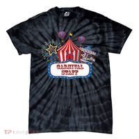 Carnival Staff For Circus Event Staff & Ringmaster Lover Tie-Dye T-Shirt thumb 0