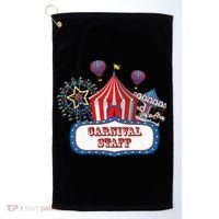 Carnival Staff For Circus Event Staff & Ringmaster Lover Golf Towel thumb 0
