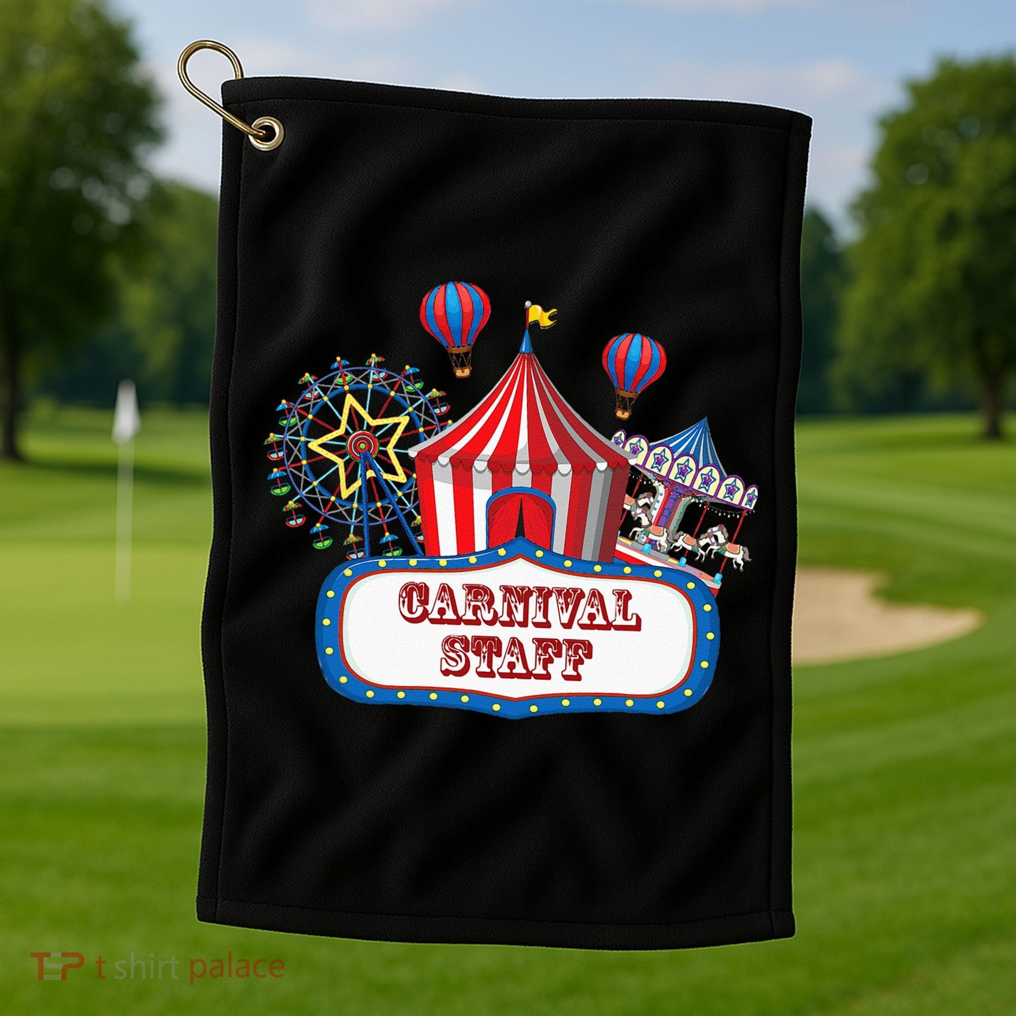 Carnival Staff For Circus Event Staff & Ringmaster Lover Golf Towel