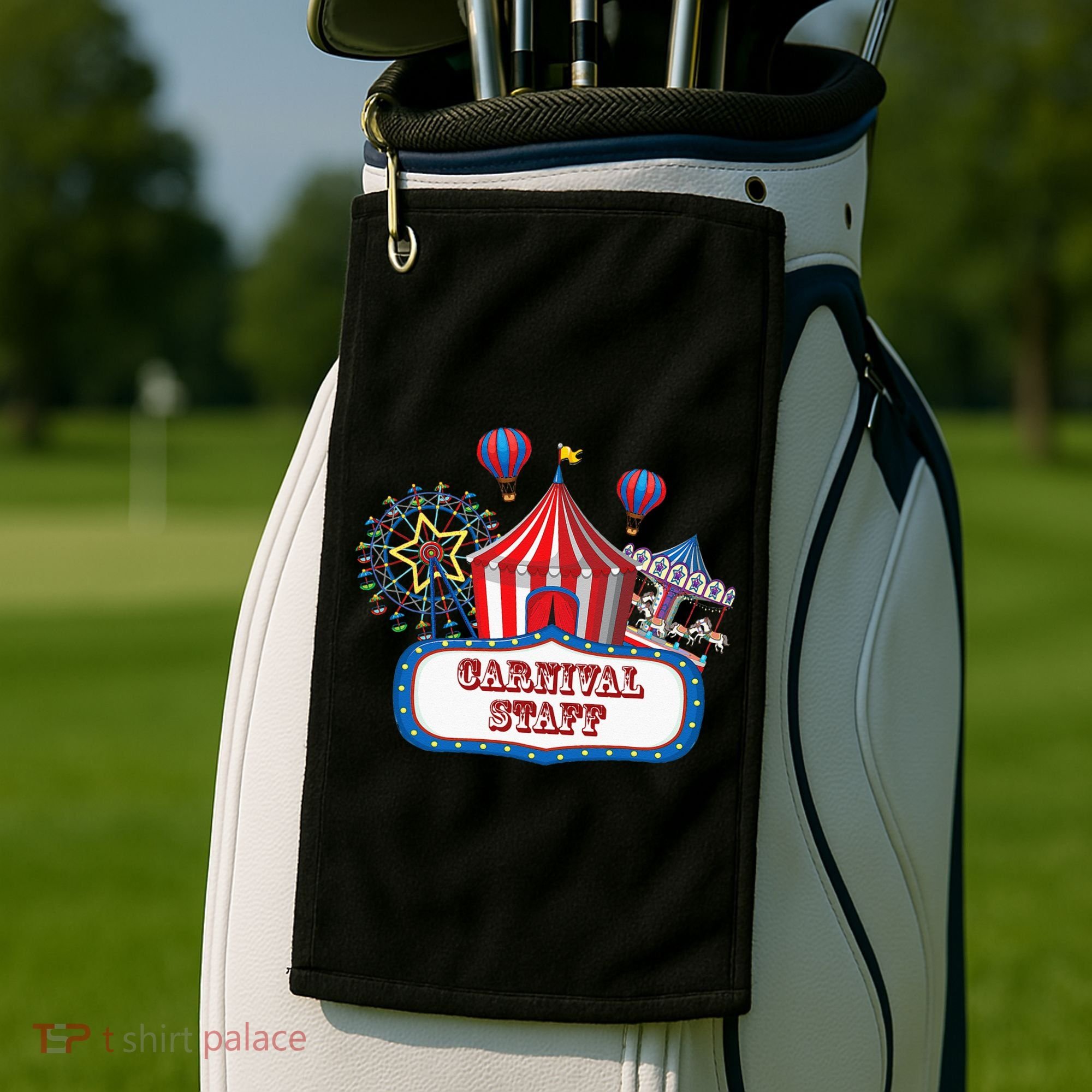 Carnival Staff For Circus Event Staff & Ringmaster Lover Golf Towel