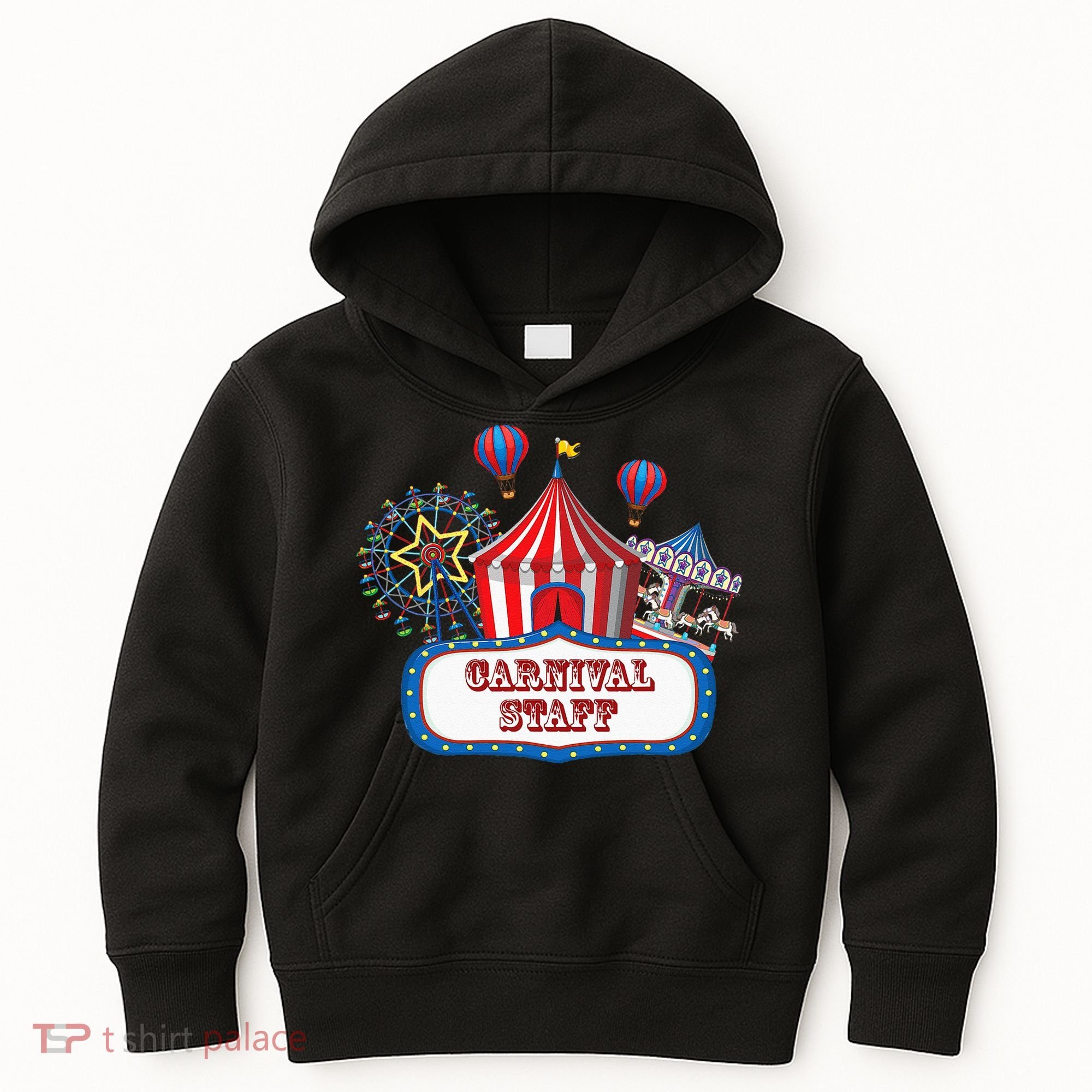Carnival Staff For Circus Event Staff & Ringmaster Lover Kids Hoodie