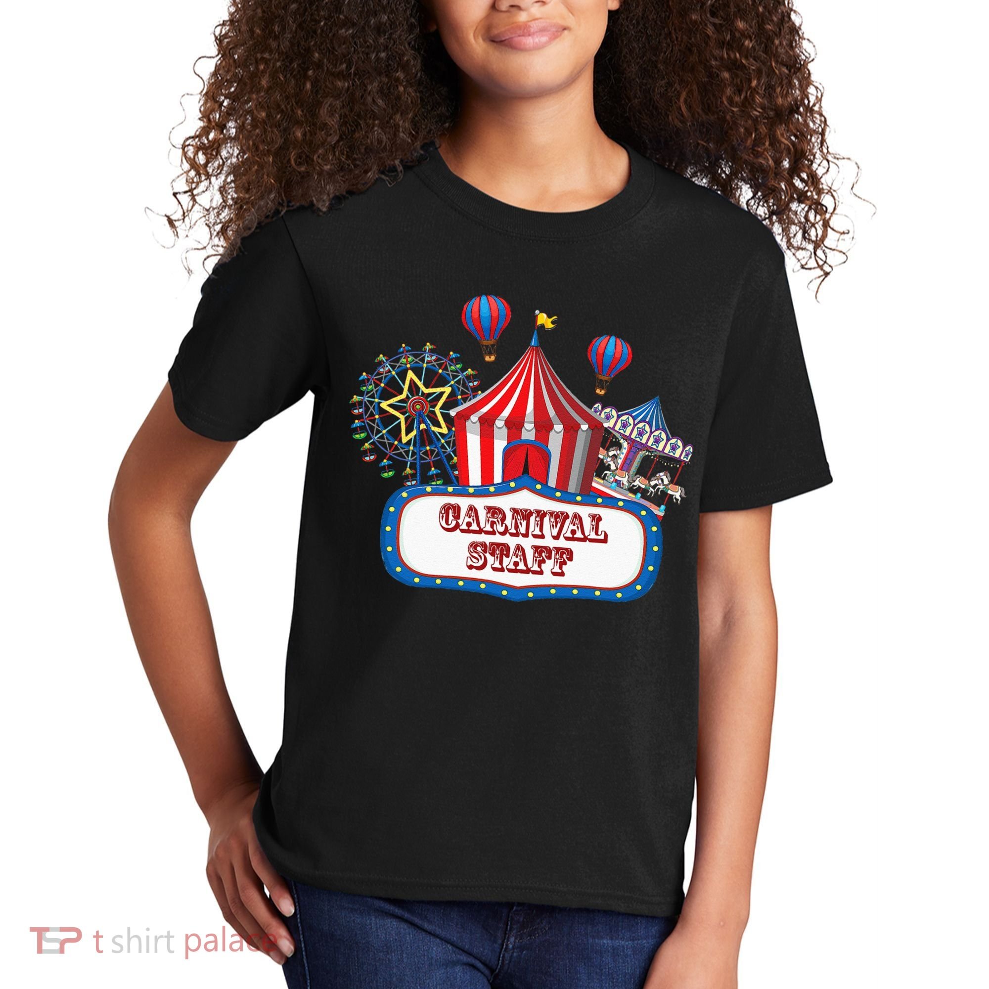 Carnival Staff For Circus Event Staff & Ringmaster Lover Kids T-Shirt