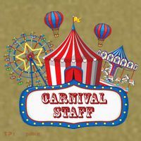 Carnival Staff For Circus Event Staff & Ringmaster Lover Garment-Dyed Women's Muscle Tee thumb 6