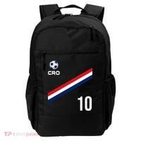 Croatia Soccer Fan Gear Jersey Number 10 Flag Backpack thumb 0