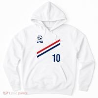 Croatia Soccer Fan Gear Jersey Number 10 Flag Hoodie thumb 0