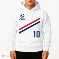 Croatia Soccer Fan Gear Jersey Number 10 Flag Hoodie thumb 2