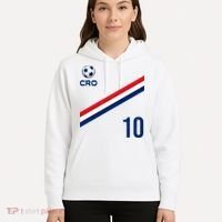 Croatia Soccer Fan Gear Jersey Number 10 Flag Hoodie thumb 5