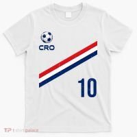 Croatia Soccer Fan Gear Jersey Number 10 Flag T-Shirt thumb 0