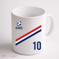 Croatia Soccer Fan Gear Jersey Number 10 Flag Coffee Mug thumb 1