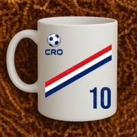 Croatia Soccer Fan Gear Jersey Number 10 Flag Coffee Mug thumb 2