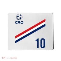 Croatia Soccer Fan Gear Jersey Number 10 Flag Mousepad thumb 0