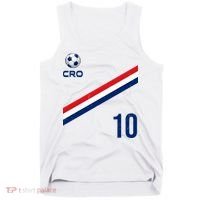 Croatia Soccer Fan Gear Jersey Number 10 Flag Tank Top thumb 0
