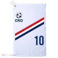 Croatia Soccer Fan Gear Jersey Number 10 Flag Golf Towel thumb 0
