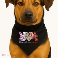 Crawfish Season Funny Crayfish Cook Lobsters Gift USA-Made Doggie Bandana thumb 1