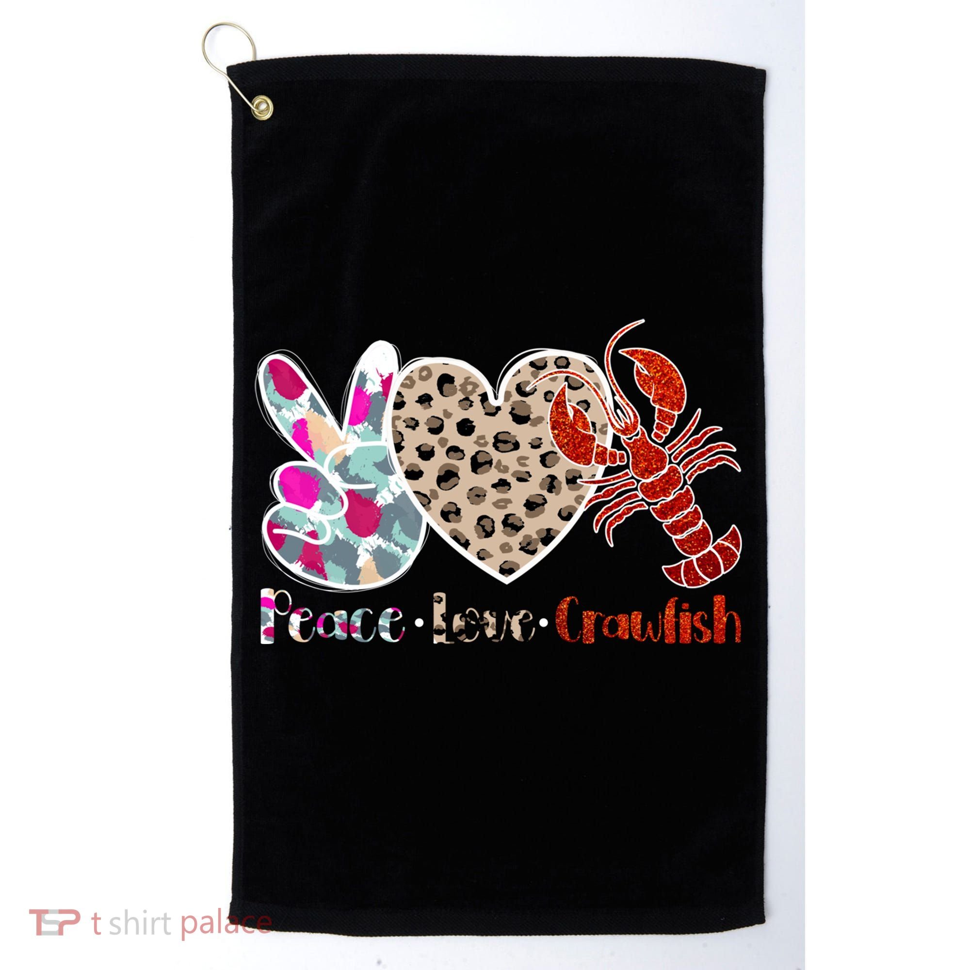 Crawfish Season Funny Crayfish Cook Lobsters Gift Golf Towel