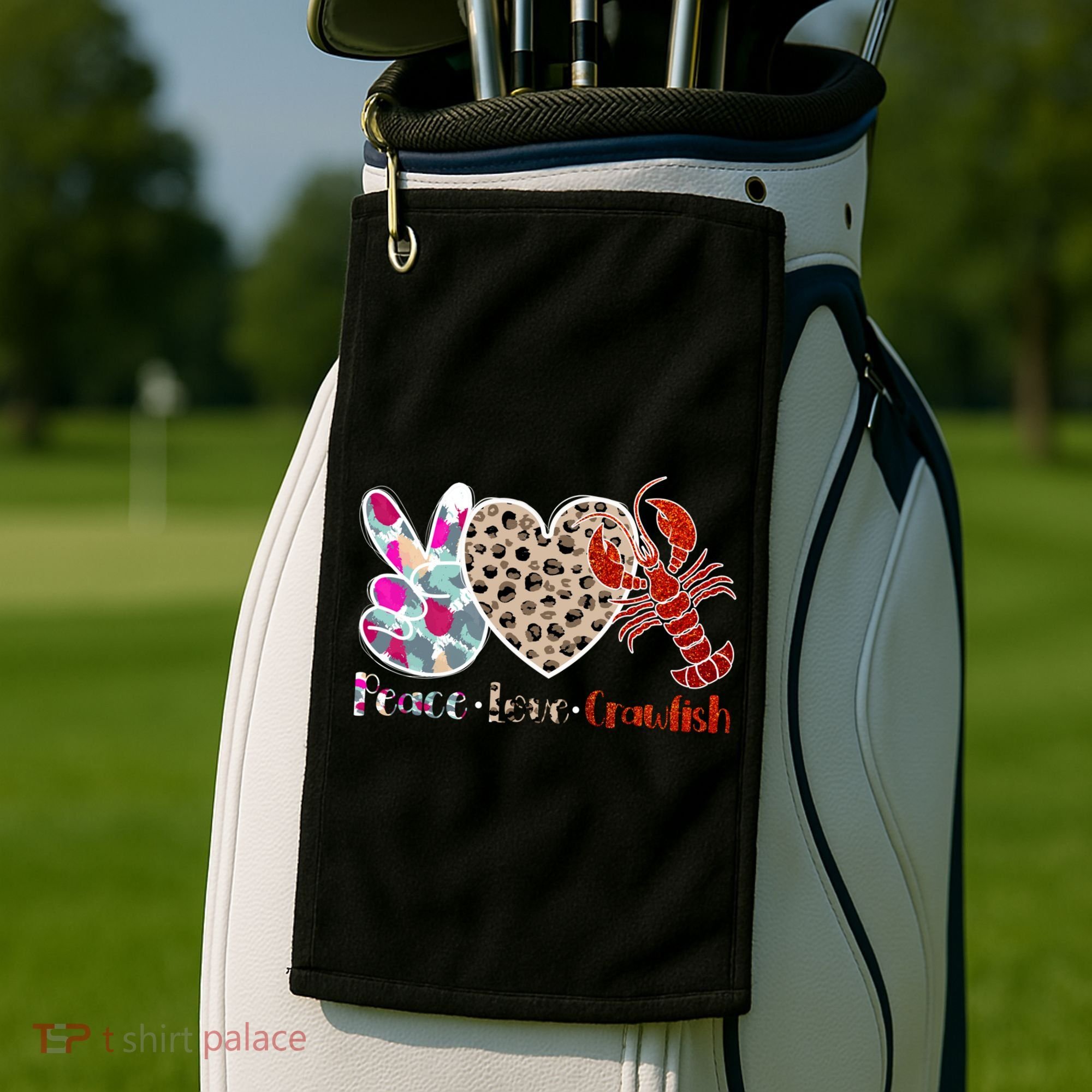 Crawfish Season Funny Crayfish Cook Lobsters Gift Golf Towel