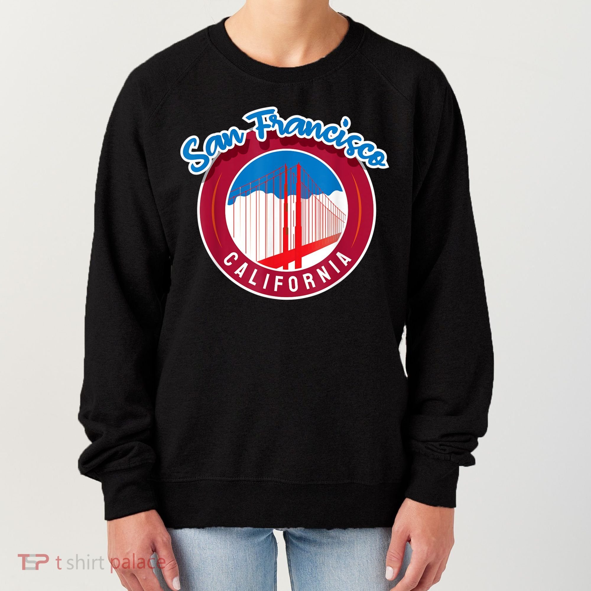 California San Francisco City Gift Bridge Souvenir SF Women's Sweatshirt