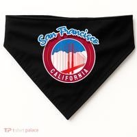 California San Francisco City Gift Bridge Souvenir SF USA-Made Doggie Bandana thumb 0