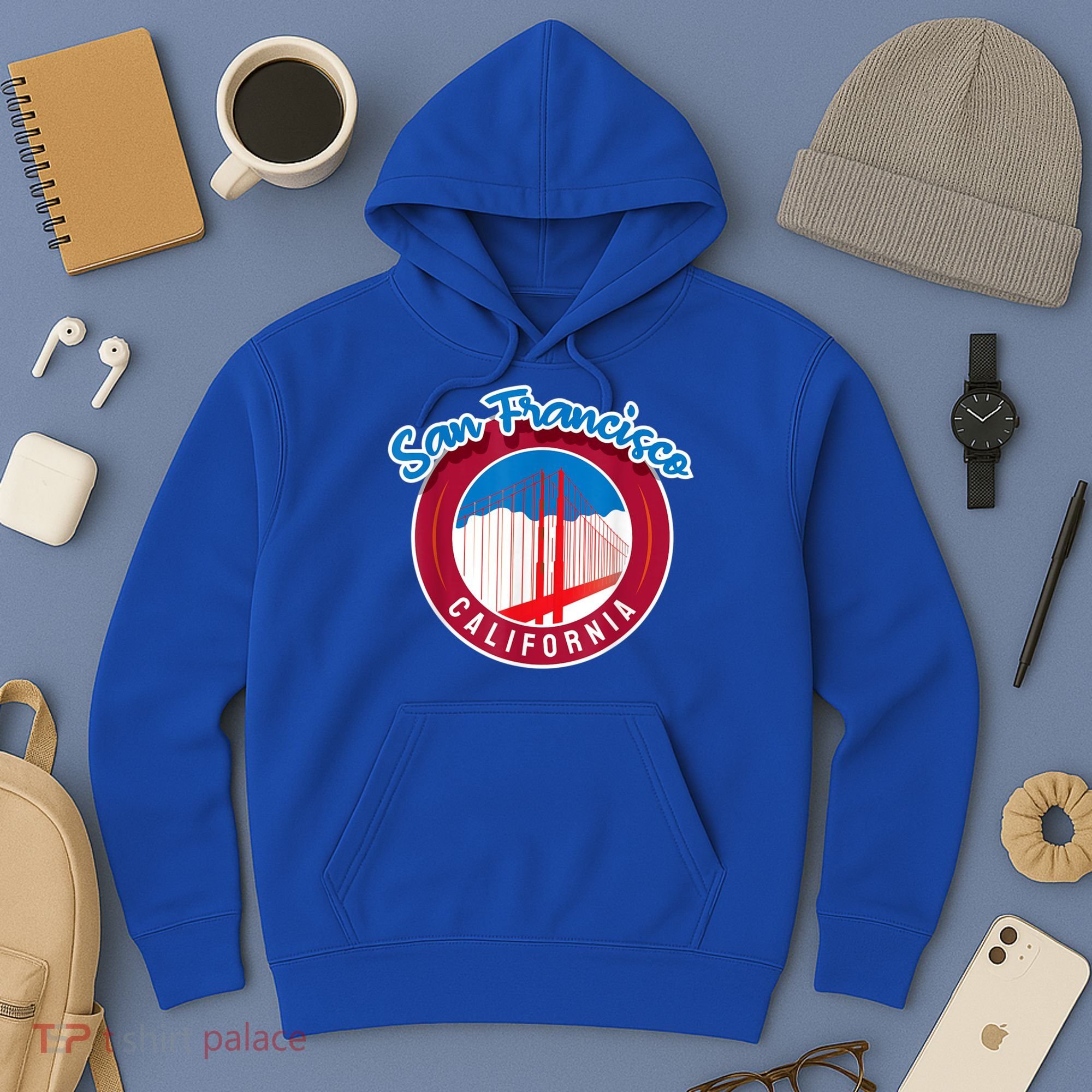 California San Francisco City Gift Bridge Souvenir SF Hoodie