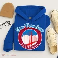California San Francisco City Gift Bridge Souvenir SF Hoodie thumb 4