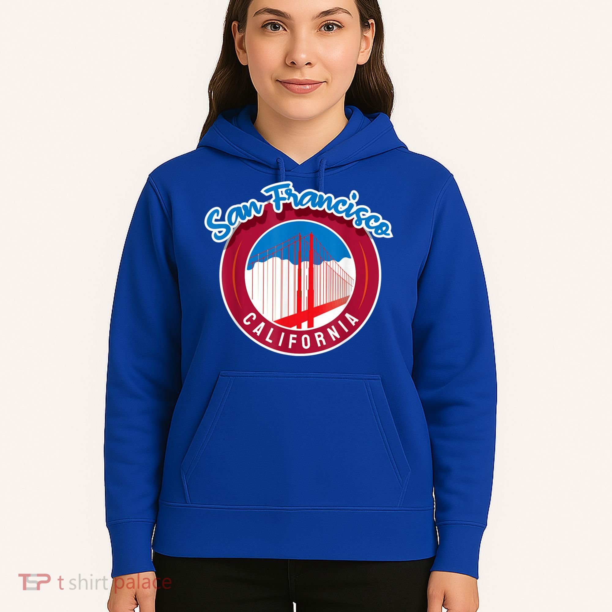 California San Francisco City Gift Bridge Souvenir SF Hoodie