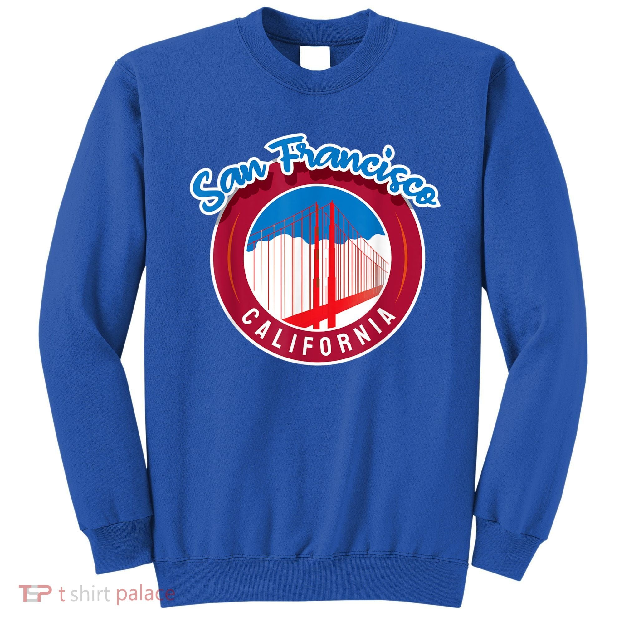 California San Francisco City Gift Bridge Souvenir SF Sweatshirt