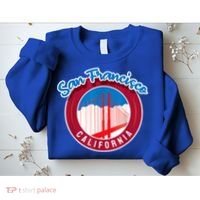California San Francisco City Gift Bridge Souvenir SF Sweatshirt thumb 2