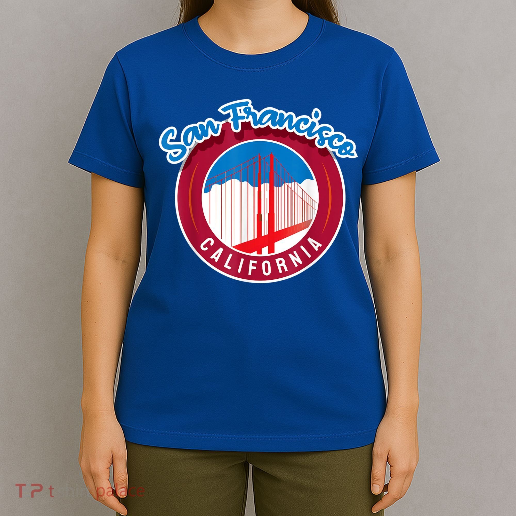 California San Francisco City Gift Bridge Souvenir SF T-Shirt