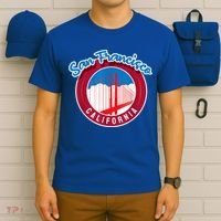 California San Francisco City Gift Bridge Souvenir SF T-Shirt thumb 6
