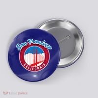 California San Francisco City Gift Bridge Souvenir SF Button thumb 0