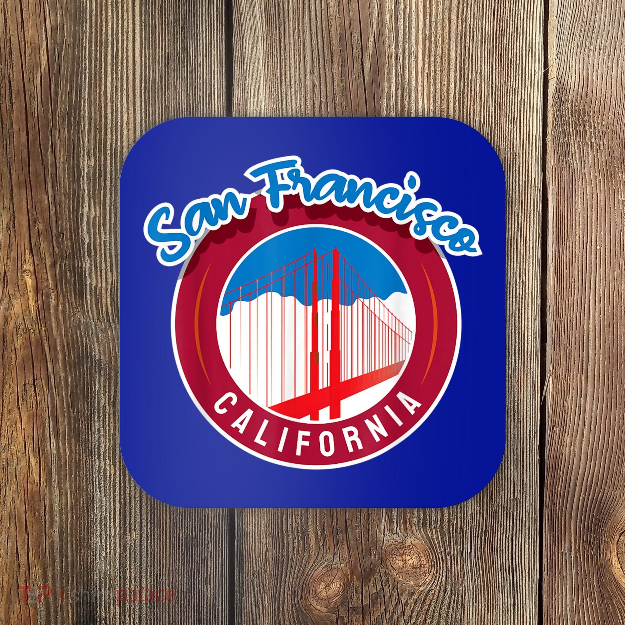 California San Francisco City Gift Bridge Souvenir SF Coaster