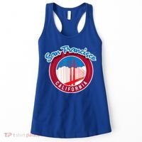 California San Francisco City Gift Bridge Souvenir SF Women's Tank Top thumb 0